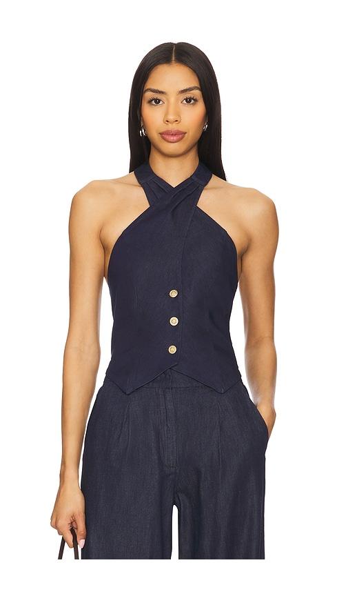 yumi kim aida top in navy. - size l (also in xs, m)