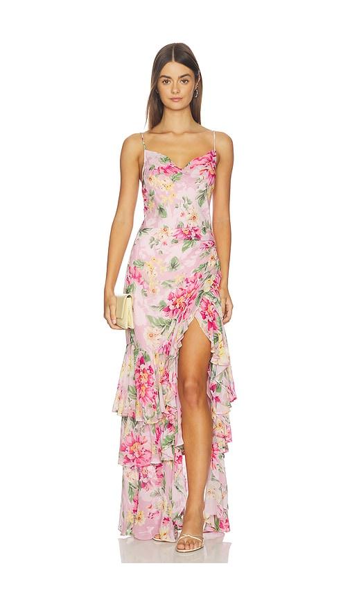 yumi kim carmine maxi dress in pink. - size l (also in xs, s, m)