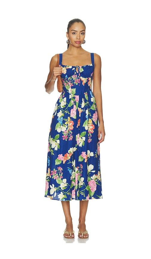yumi kim evi dress in royal. - size l (also in xs, s, m, xl)