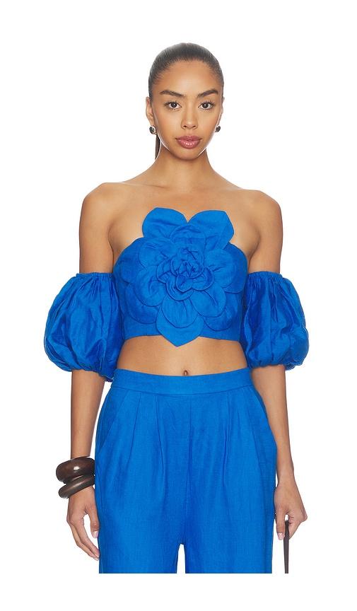 yumi kim kiera top in blue. - size l (also in xs, s, m, xl)