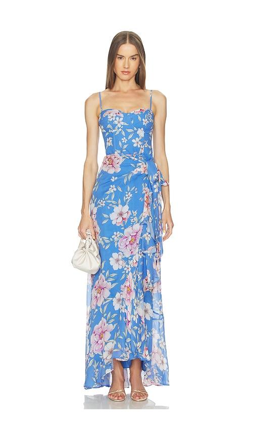 yumi kim nadine dress in blue. - size l (also in xs, s, m)