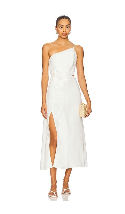 yumi kim romy dress in white. - size s (also in xs)