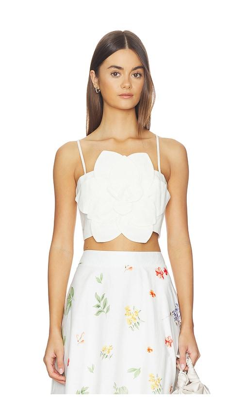 yumi kim sahara top in white. - size l (also in xs, s, m, xl)
