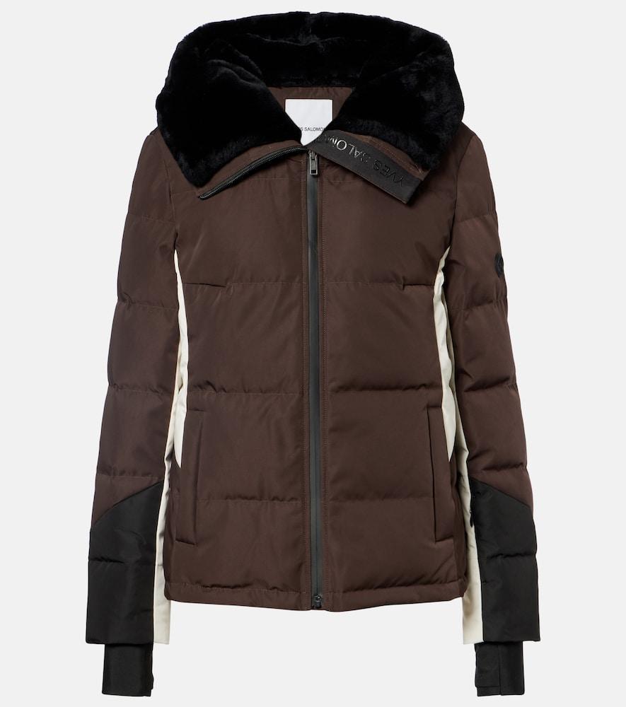 yves salomon 64cm down-filled jacket
