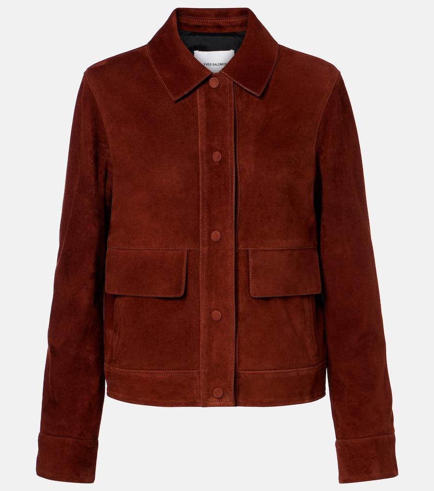 yves salomon suede jacket