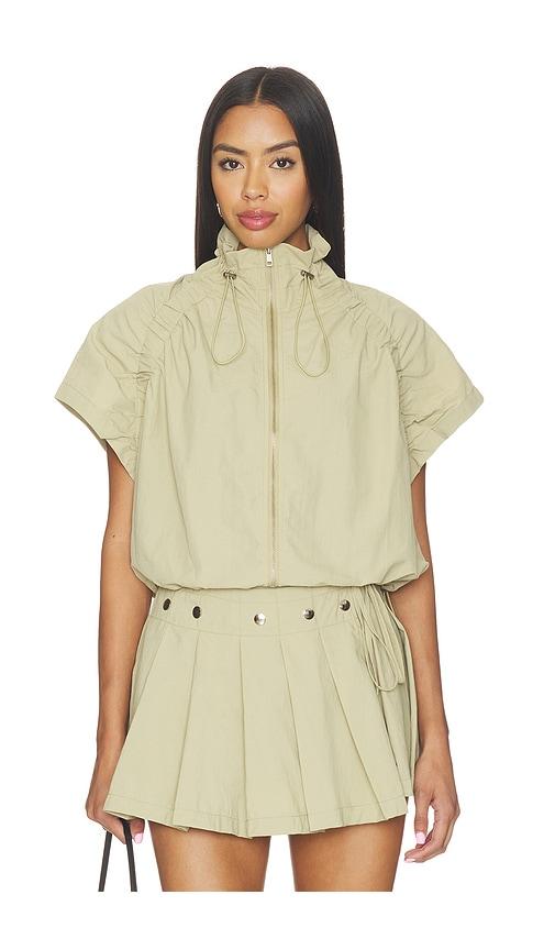 zemeta star breeze vest top in tan. - size m (also in xs, s)
