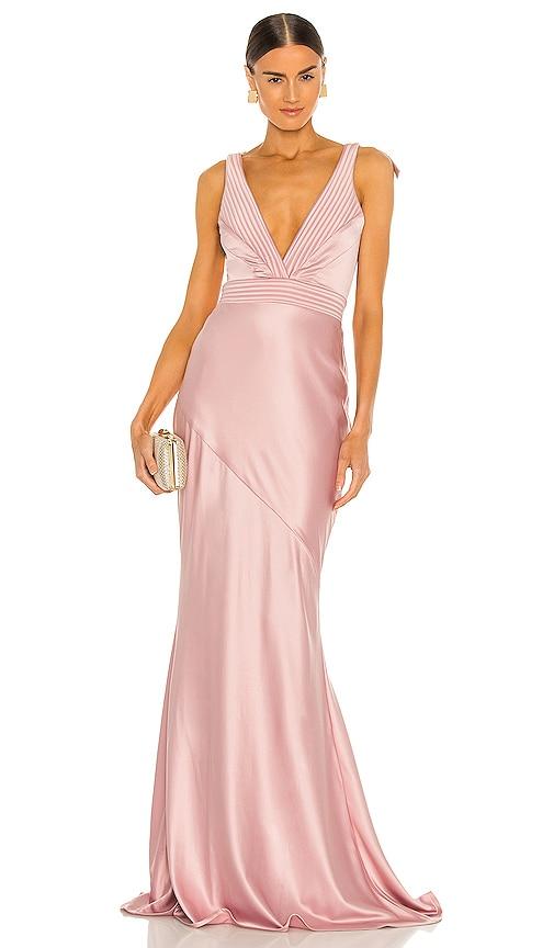 zhivago beloved gown in blush. - size 2 (also in 10)
