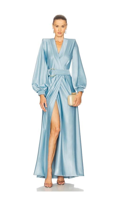 zhivago cala conta gown in baby blue. - size 10 (also in 4, 6)