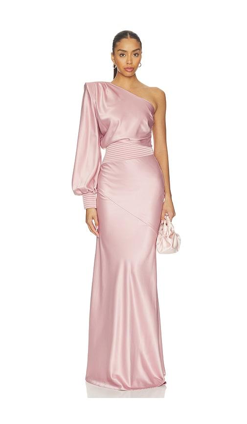 zhivago don't look now gown in blush. - size 2 (also in 4, 6)