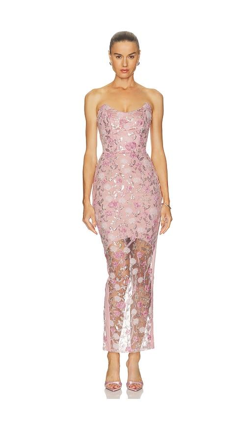 zhivago roses and their ashes dress in blush. - size 10 (also in 6, 8, 12)