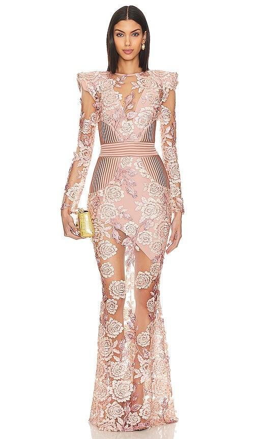 zhivago the beginning gown in nude. - size 2 (also in 4)
