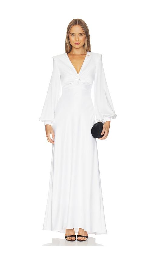 zhivago the fading hour gown in white. - size 10 (also in 2, 4, 6, 8, 12)