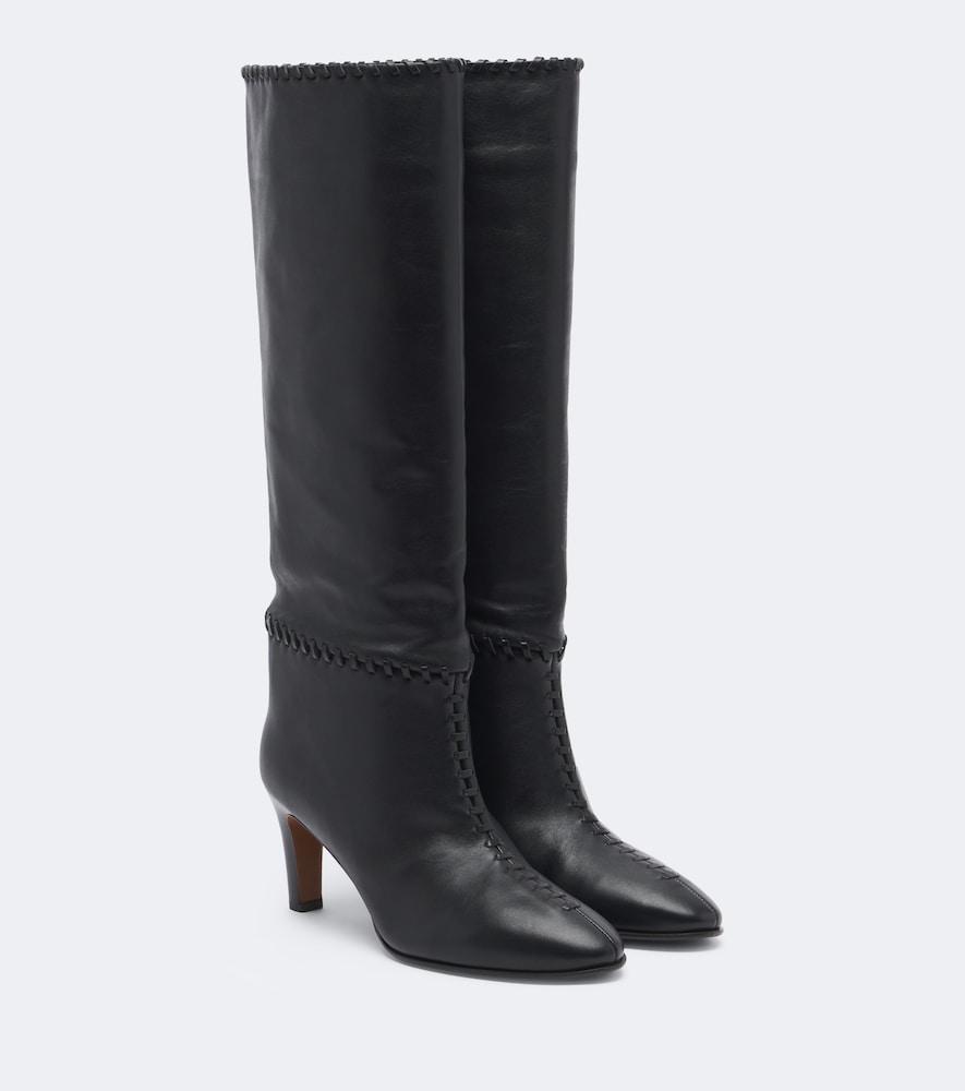 zimmermann alchemy leather knee-high boots
