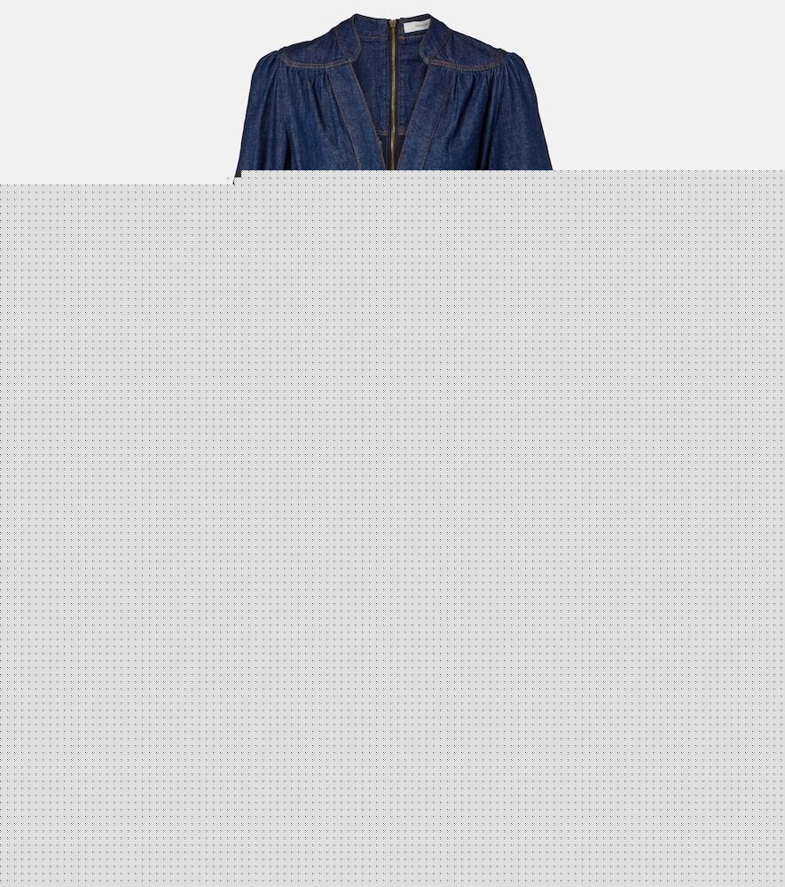 zimmermann awaken denim midi dress