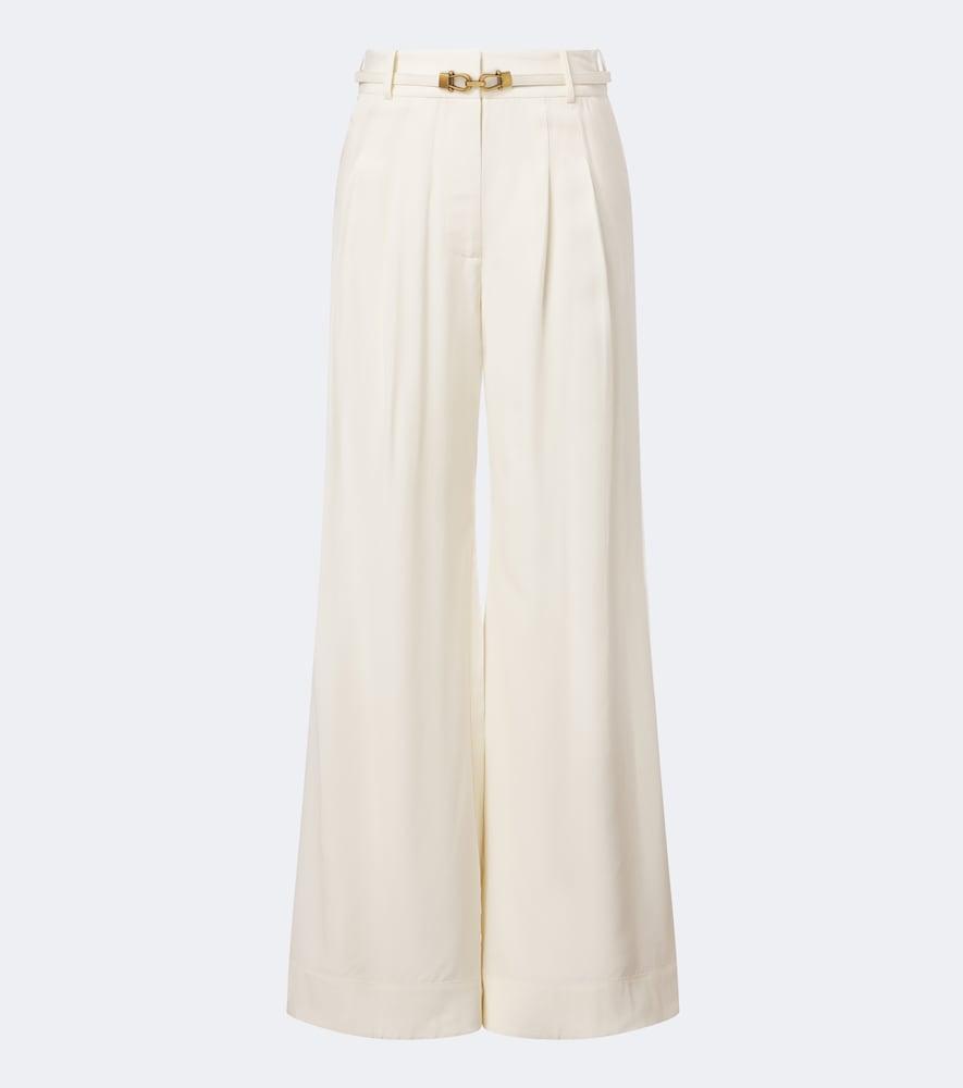 zimmermann belted wide-leg pants