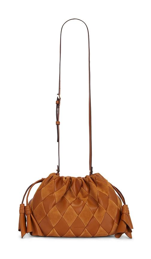 zimmermann cloud 91 medium clutch bag in tan.