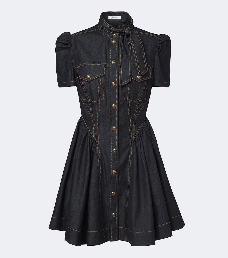 zimmermann denim shirtdress