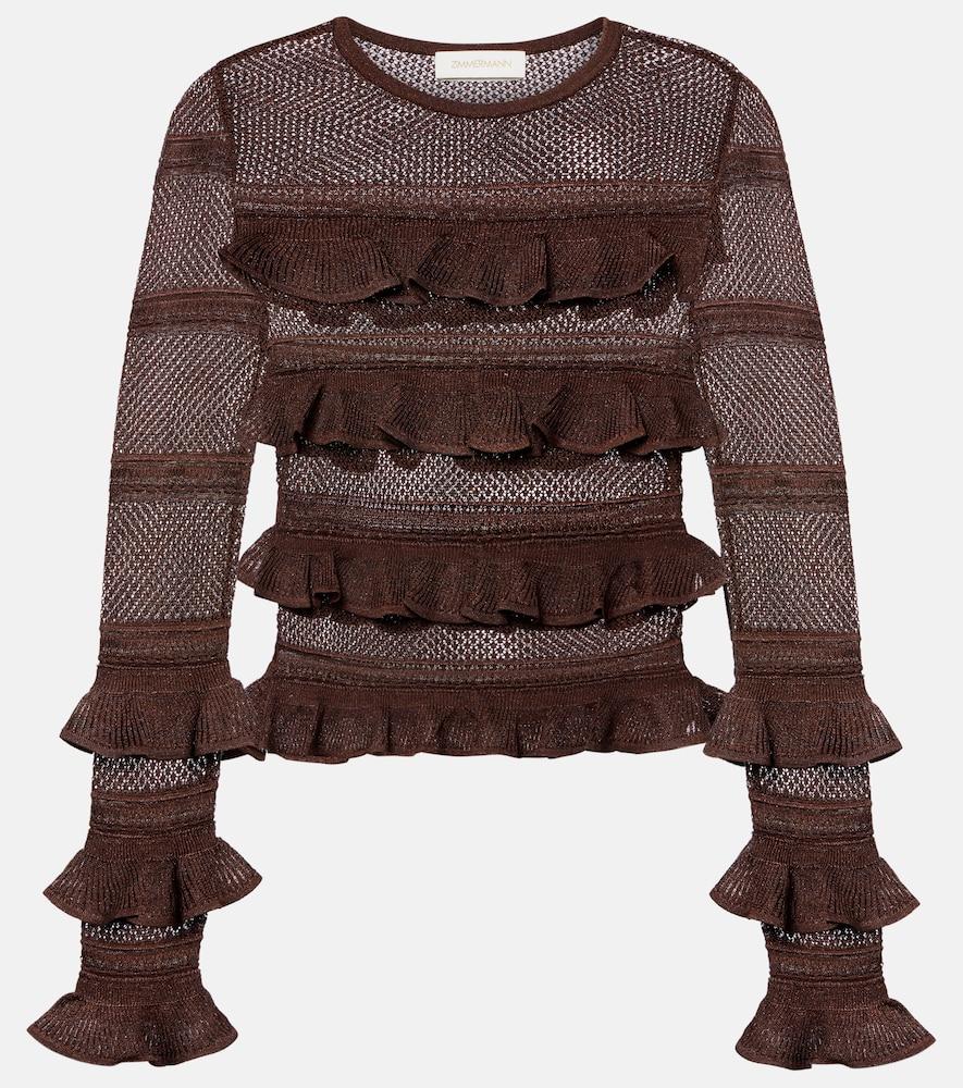 zimmermann hypnotic ruffled top