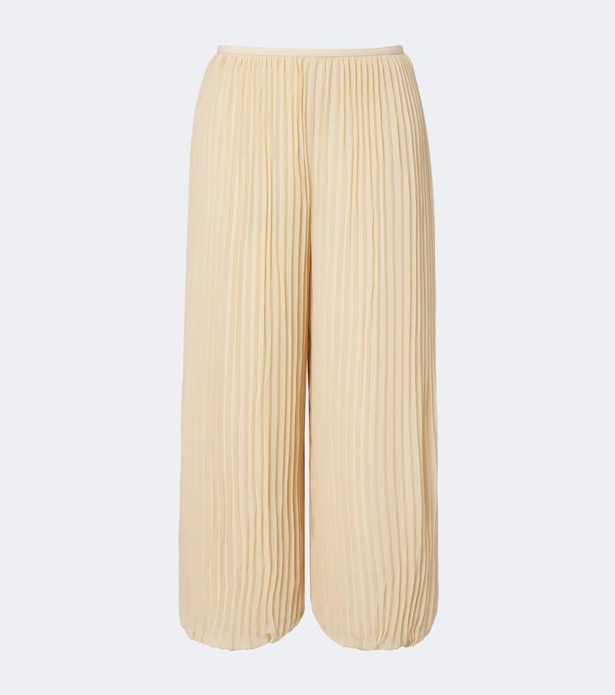 zimmermann pleated chiffon balloon pants