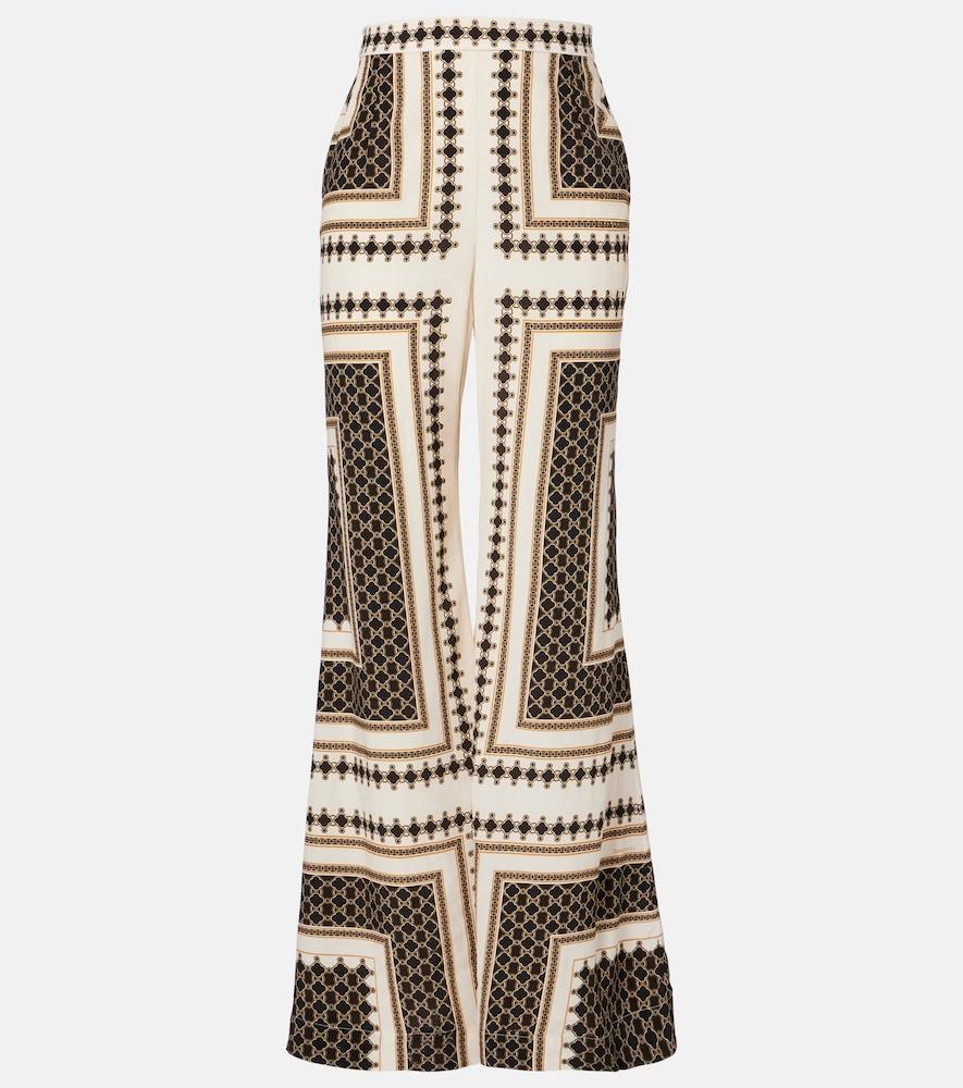 zimmermann printed wide-leg pants