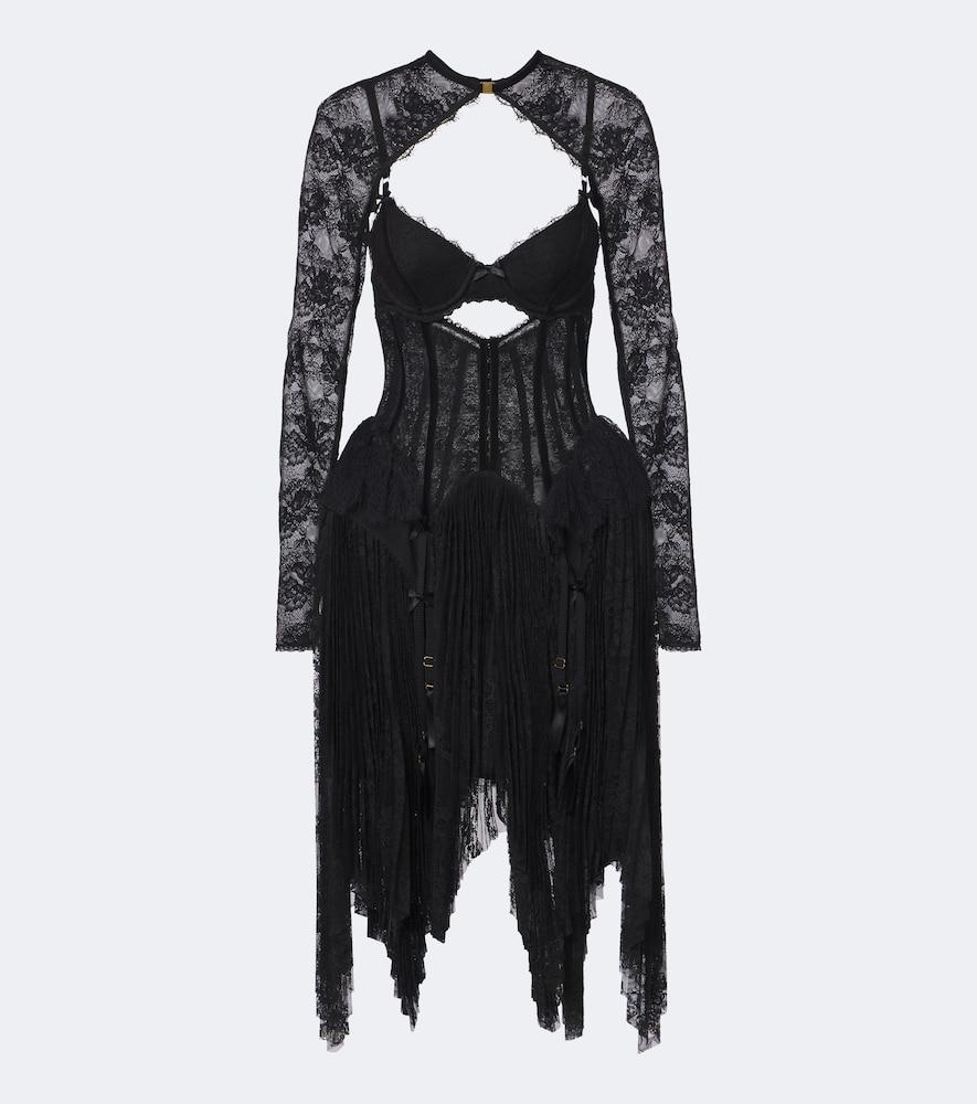 zimmermann valiant cutout lace bustier dress