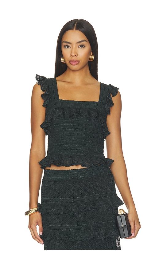 zimmermann valiant frill cami in green. - size 0/xs (also in 1/s, 3/l, 4/xl)