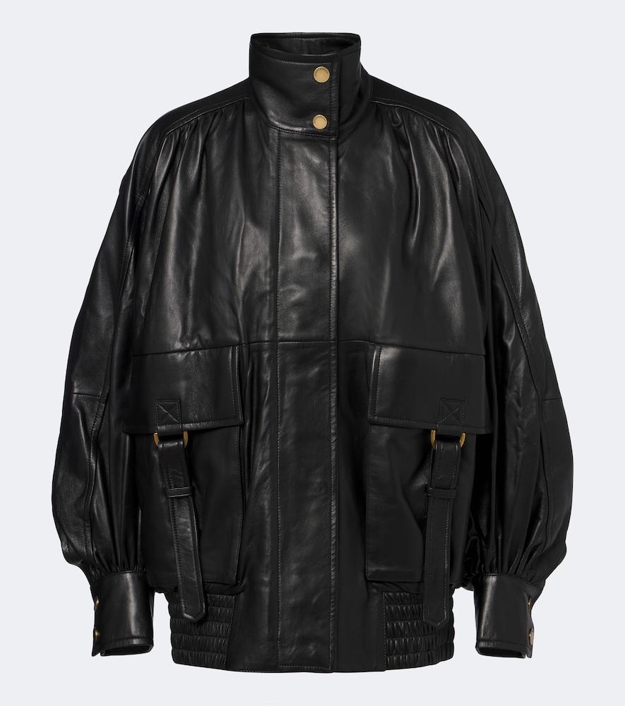zimmermann valiant leather bomber jacket