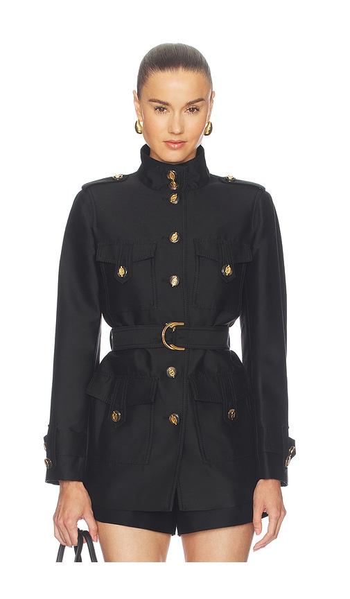 zimmermann valiant utility jacket in black. - size 0/xs (also in 1/s, 2/m, 3/l, 4/xl)