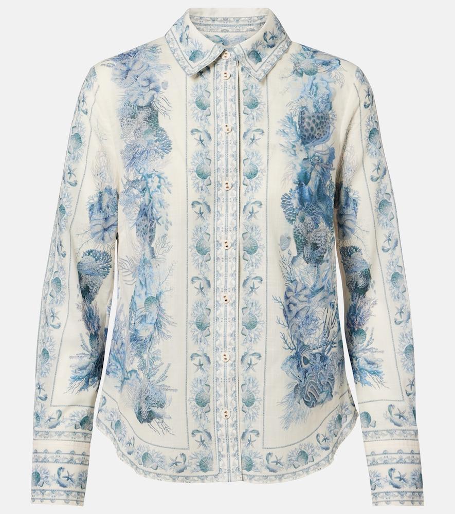 zimmermann wanderlust cotton shirt