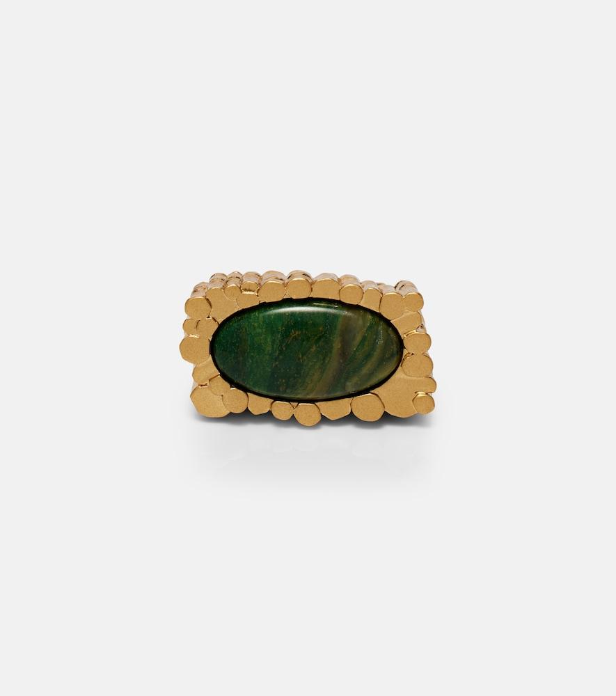 zimmermann wisp embellished gold-plated ring