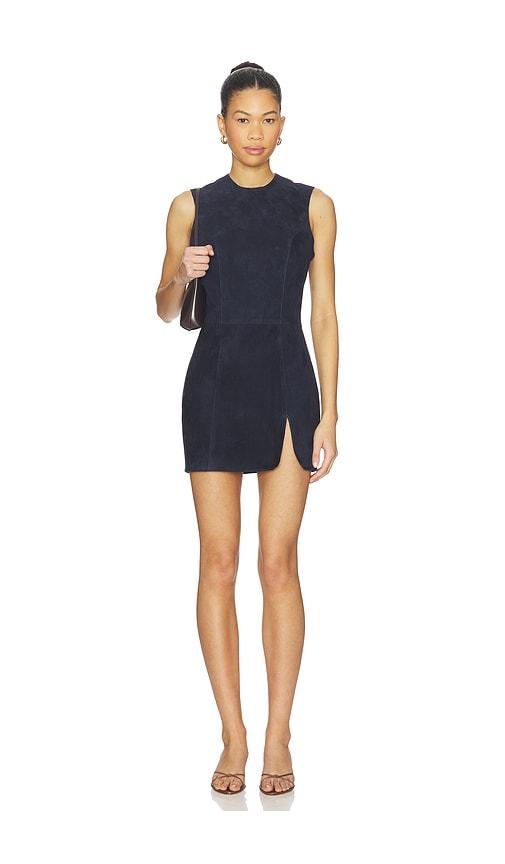 zut colonial mini dress in navy. - size l (also in s, xs, m)