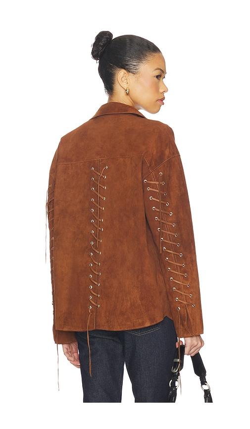 zut jebel jacket in brown. - size l (also in xs, m)