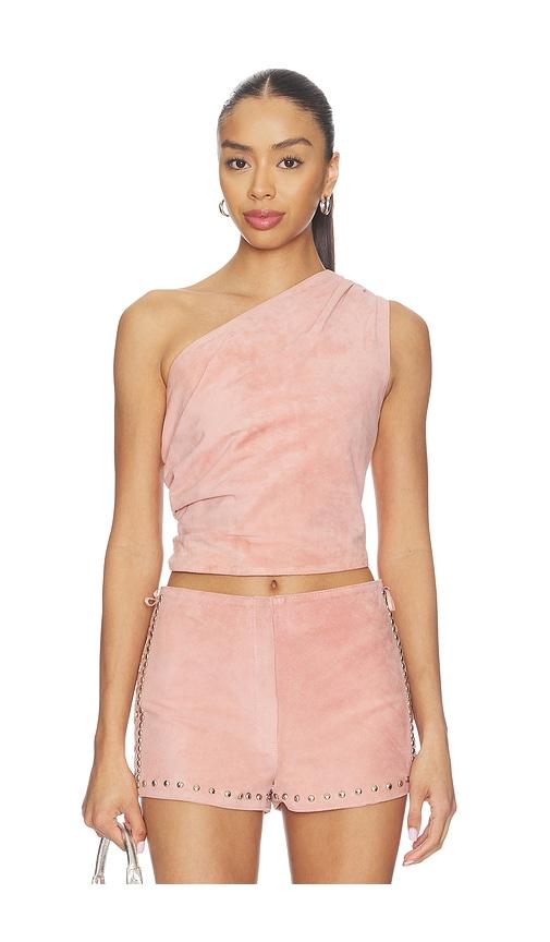 zut laurel top in pink. - size l (also in s, xs, m)