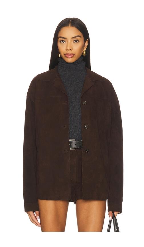 zut meydan jacket in chocolate. - size l (also in m)