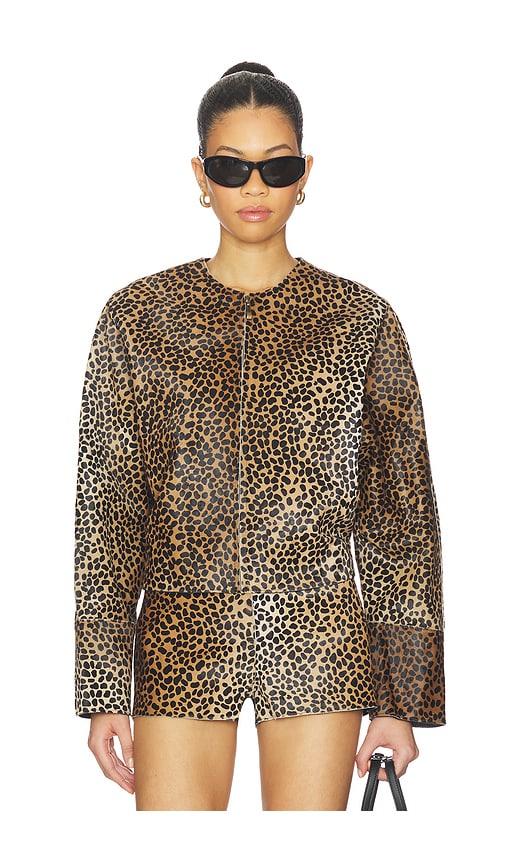 zut tokyo jacket in brown. - size l (also in s, xs, m)